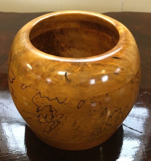 Cherry and Spalted Maple Bowl