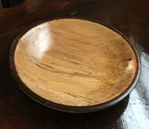 spalted maple plate