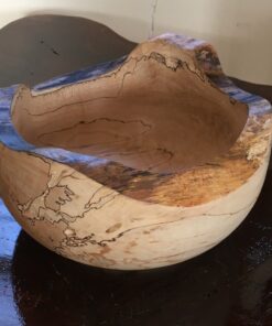 spalted maple bowl